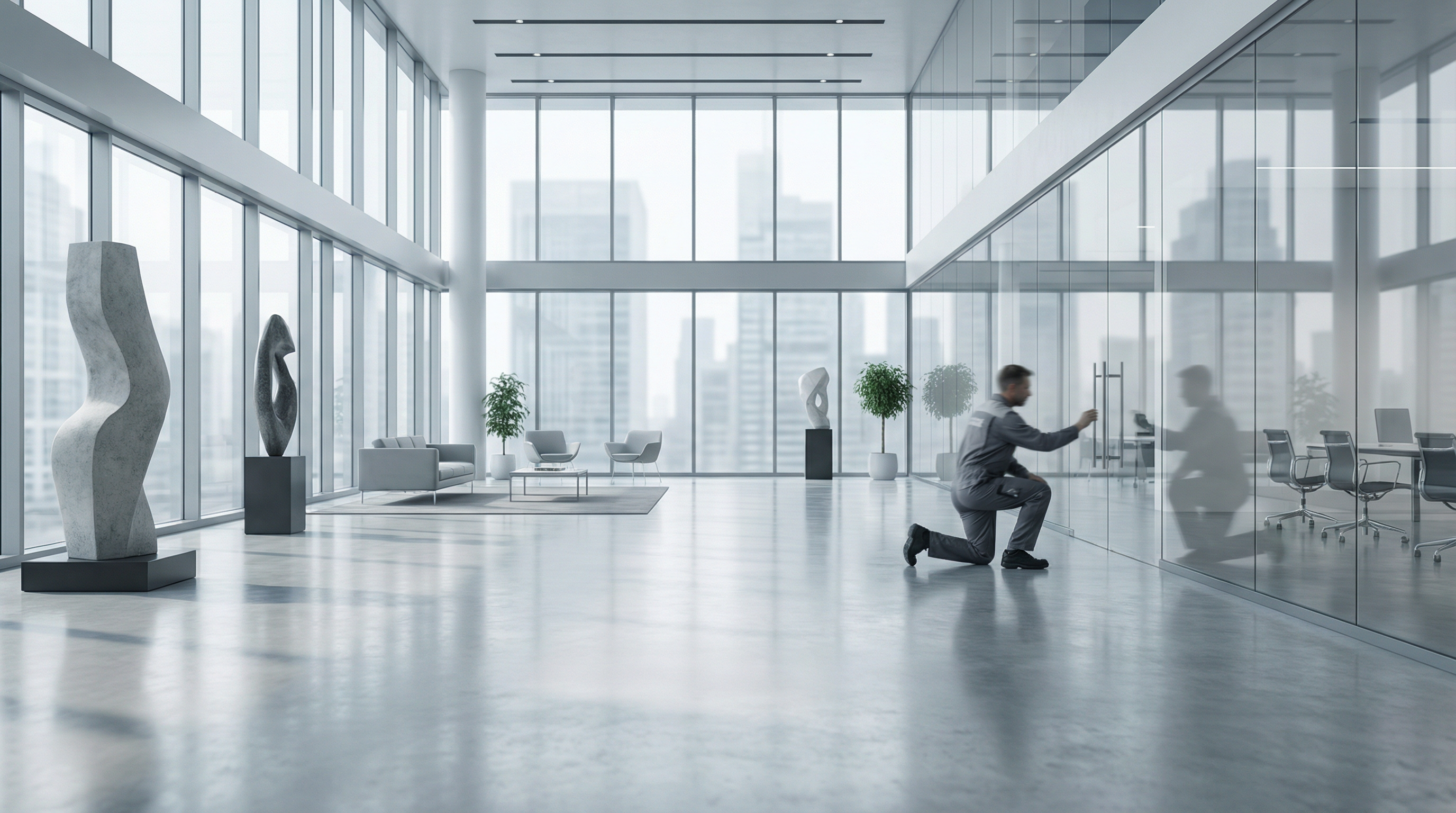 Modern Corporate Lobby